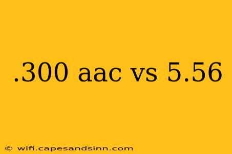 .300 aac vs 5.56