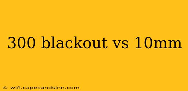 300 blackout vs 10mm