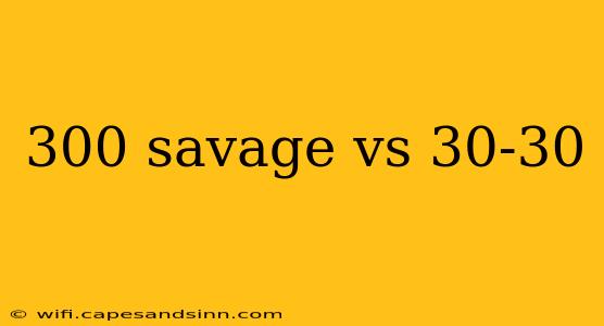 300 savage vs 30-30