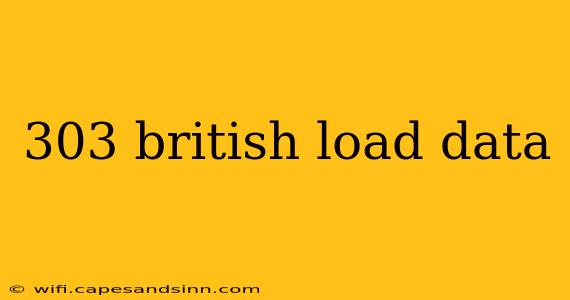 303 british load data