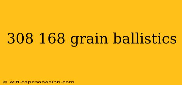 308 168 grain ballistics