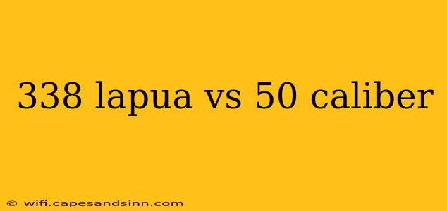 338 lapua vs 50 caliber