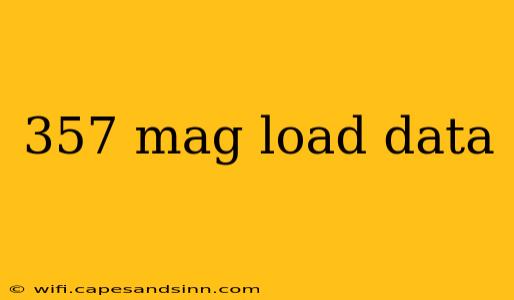 357 mag load data