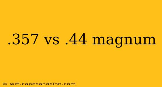 .357 vs .44 magnum