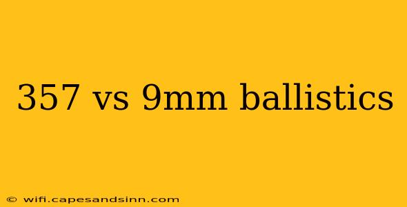 357 vs 9mm ballistics