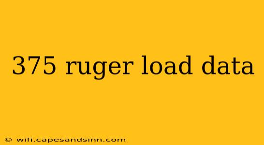 375 ruger load data