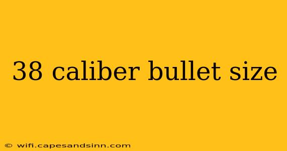 38 caliber bullet size