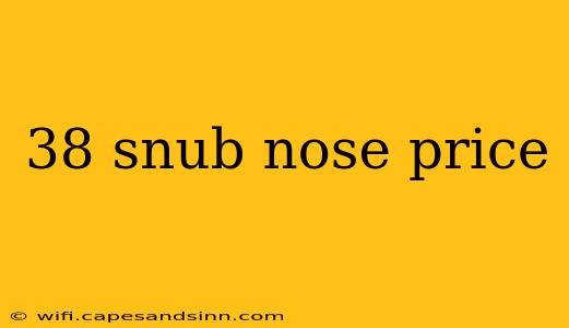 38 snub nose price