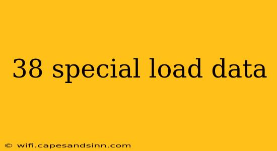 38 special load data