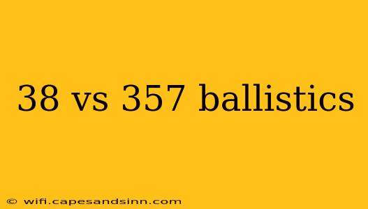 38 vs 357 ballistics