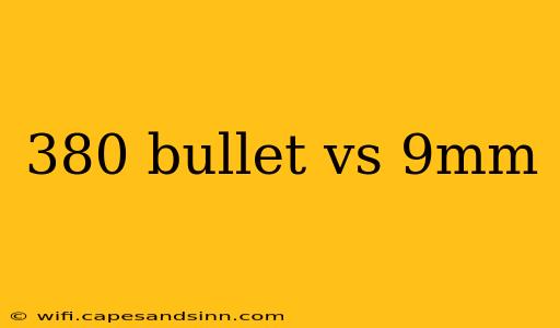 380 bullet vs 9mm