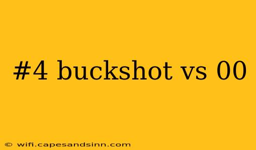 #4 buckshot vs 00