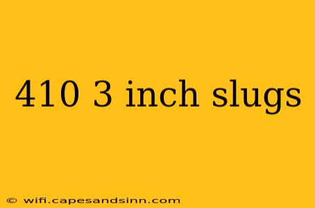 410 3 inch slugs