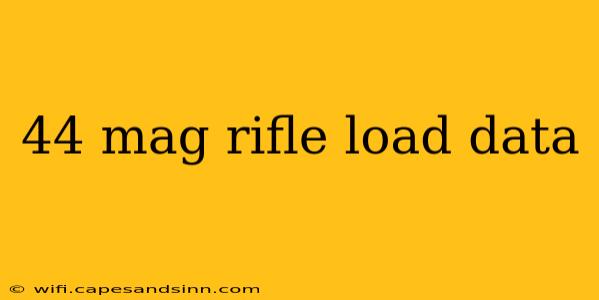 44 mag rifle load data