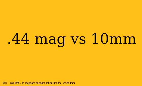 .44 mag vs 10mm