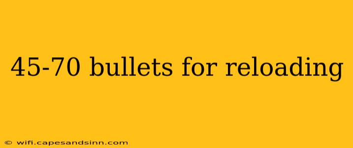 45-70 bullets for reloading