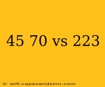 45 70 vs 223