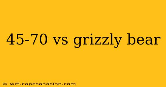 45-70 vs grizzly bear