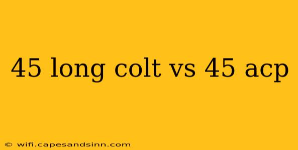 45 long colt vs 45 acp