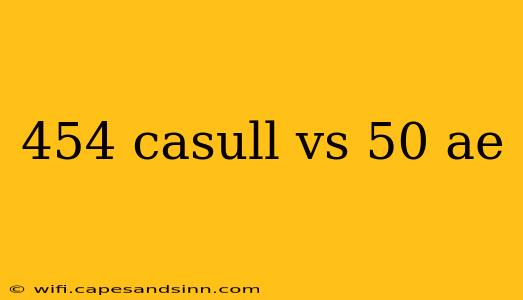 454 casull vs 50 ae