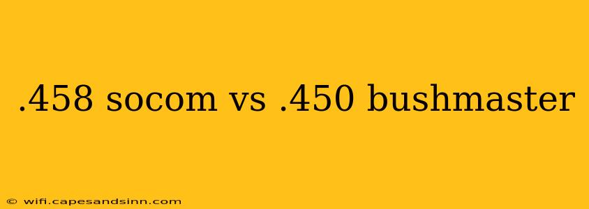 .458 socom vs .450 bushmaster