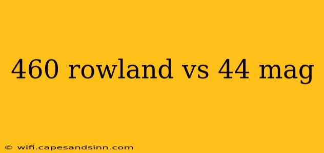 460 rowland vs 44 mag