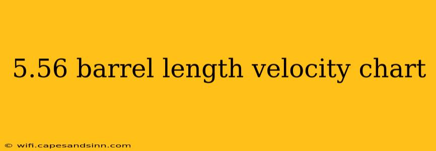 5.56 barrel length velocity chart