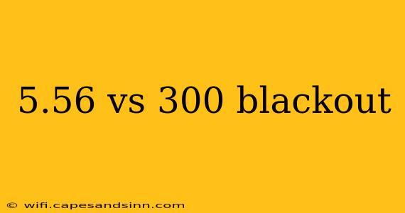 5.56 vs 300 blackout