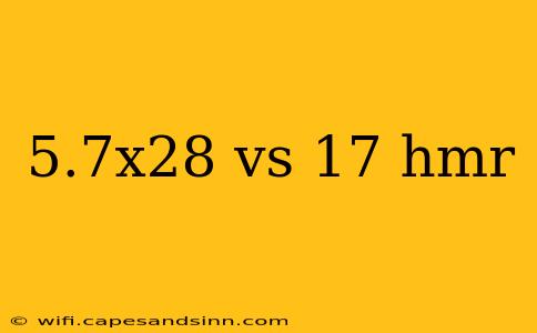 5.7x28 vs 17 hmr