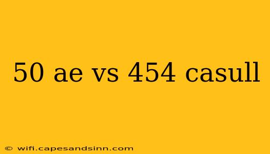 50 ae vs 454 casull