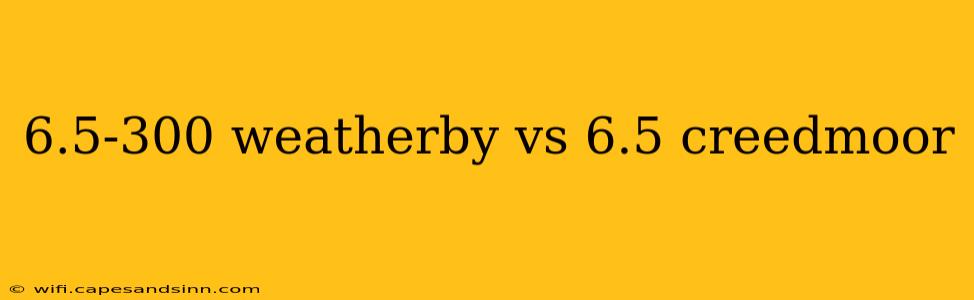 6.5-300 weatherby vs 6.5 creedmoor