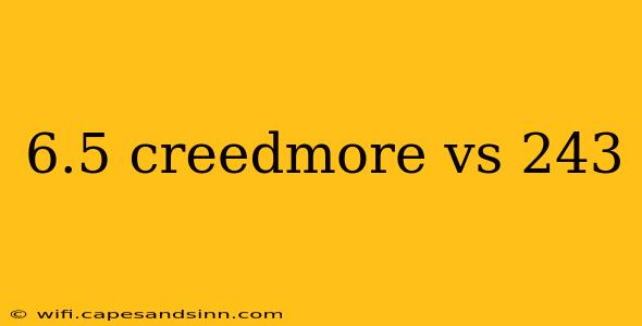 6.5 creedmore vs 243