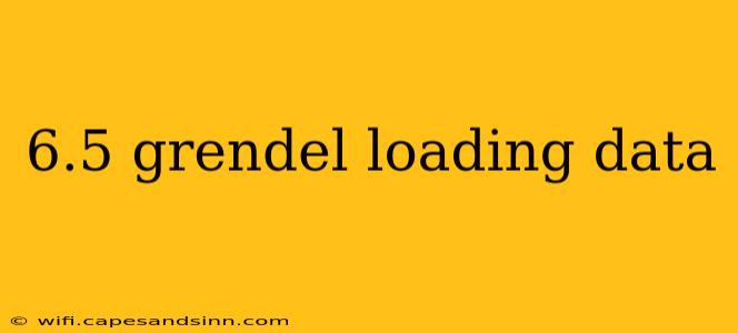 6.5 grendel loading data