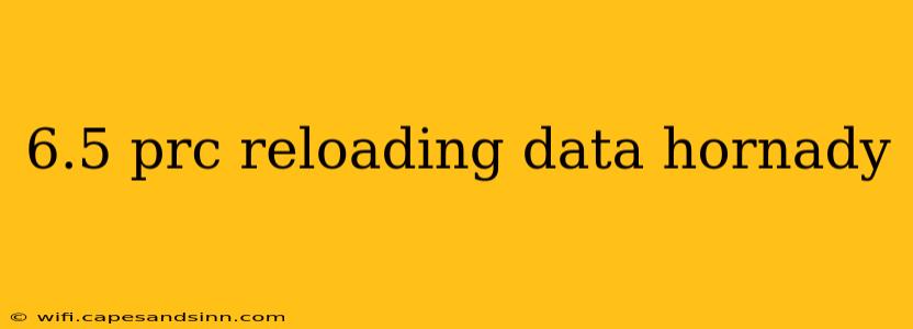 6.5 prc reloading data hornady