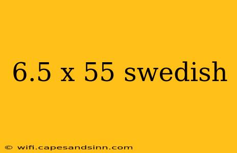 6.5 x 55 swedish