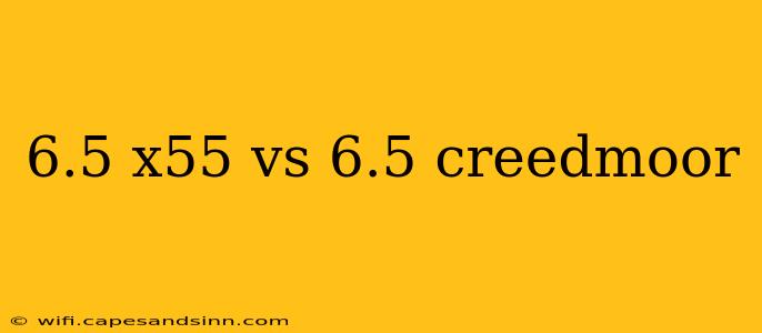 6.5 x55 vs 6.5 creedmoor