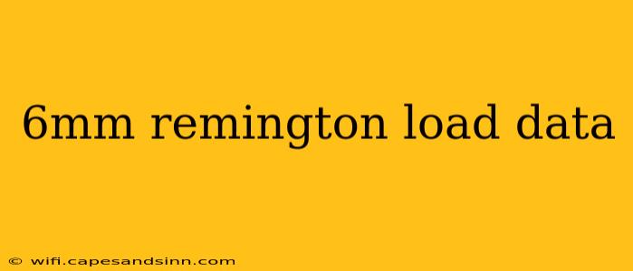 6mm remington load data