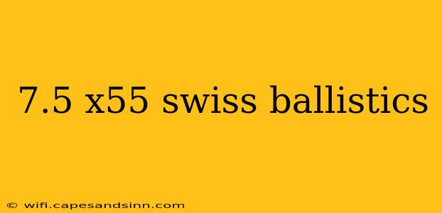 7.5 x55 swiss ballistics