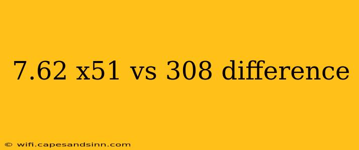 7.62 x51 vs 308 difference