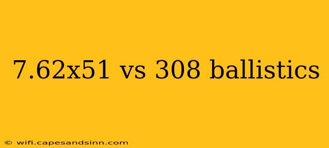 7.62x51 vs 308 ballistics