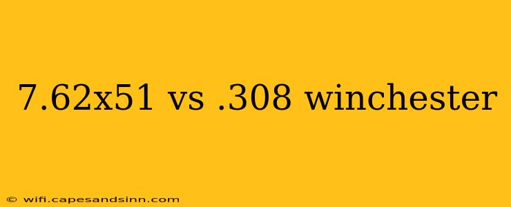 7.62x51 vs .308 winchester