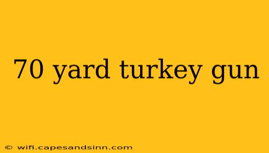 70 yard turkey gun