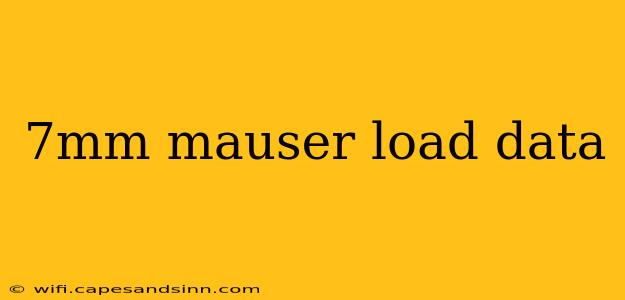 7mm mauser load data