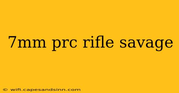 7mm prc rifle savage