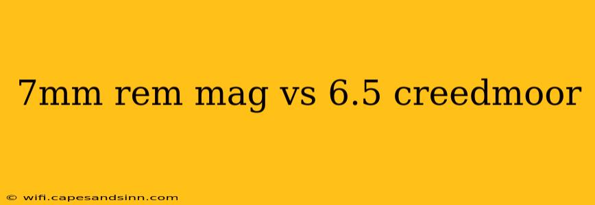 7mm rem mag vs 6.5 creedmoor