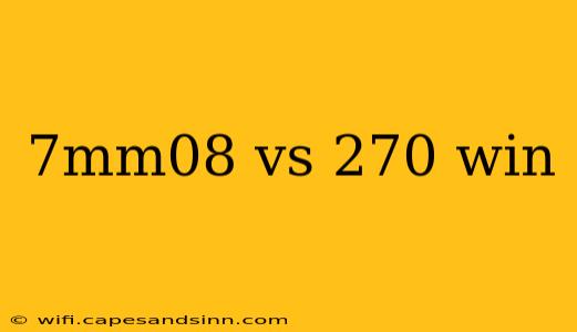 7mm08 vs 270 win