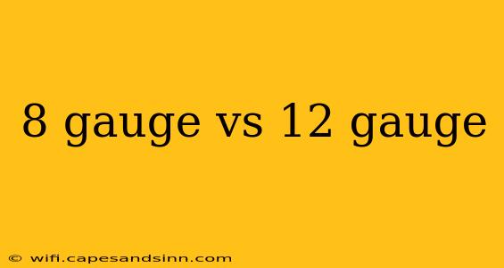 8 gauge vs 12 gauge