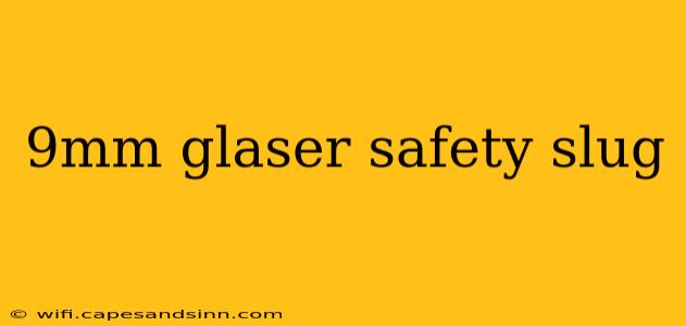 9mm glaser safety slug