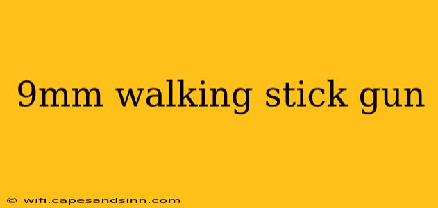 9mm walking stick gun