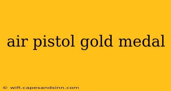 air pistol gold medal